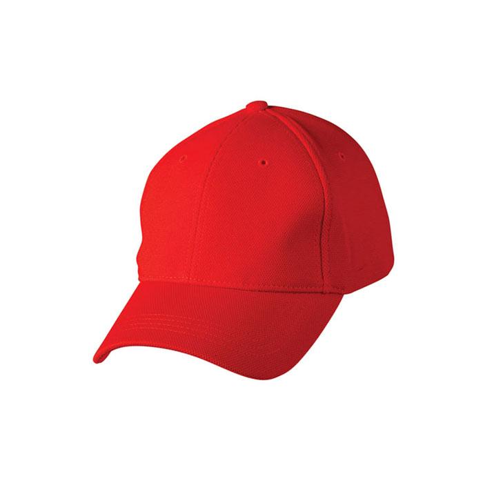 Winning Spirit CH77 Pique Mesh Cap. Red. OSFM - LOD Workwear