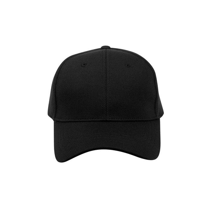 Winning Spirit CH77 Pique Mesh Cap. Black. OSFM - LOD Workwear