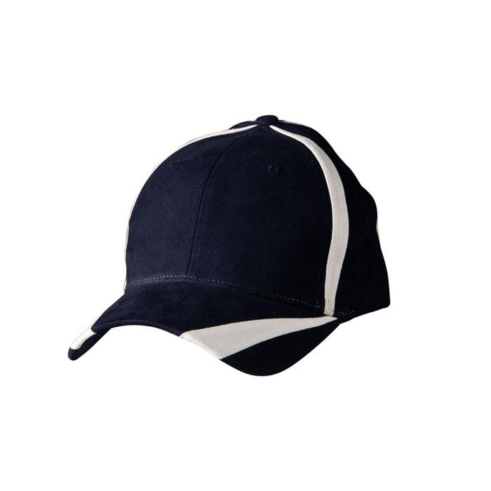 Winning Spirit CH81 Peak & Crown Contrast Cap. Navy/White. OSFM - LOD ...