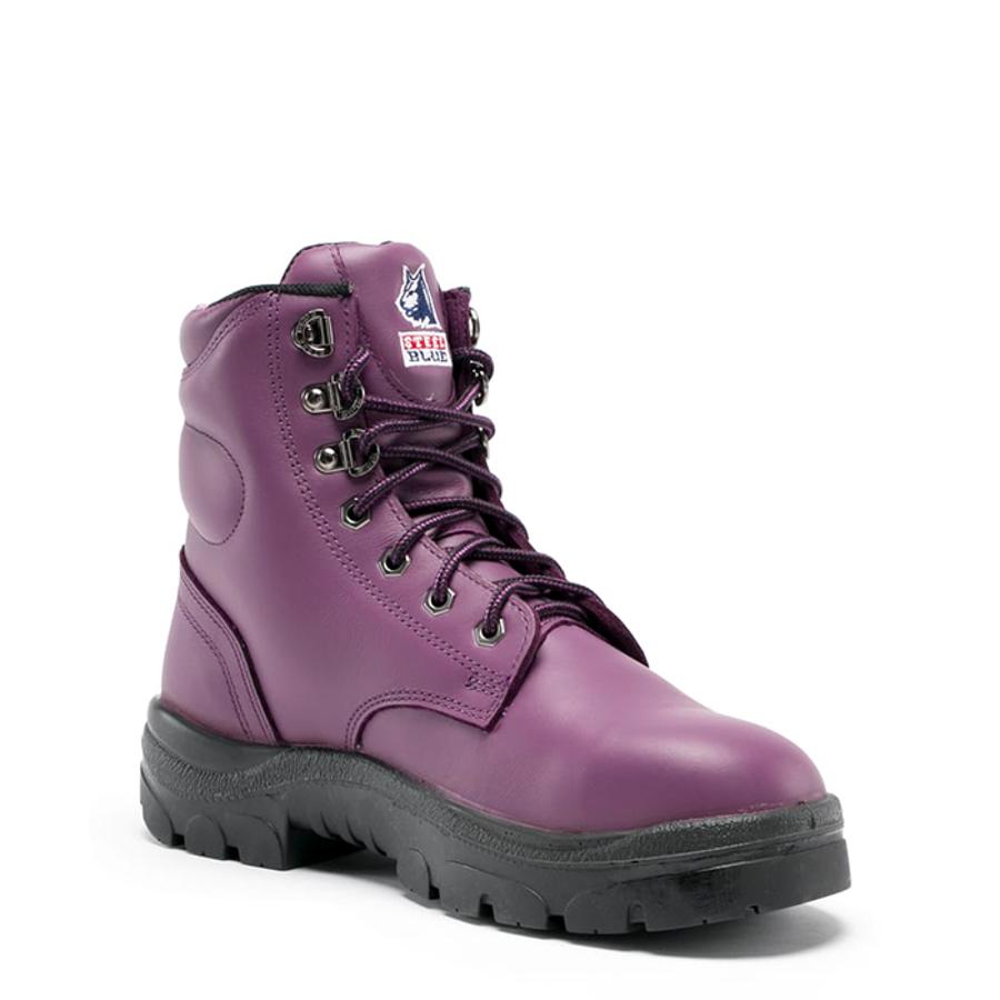 Steel Blue 512702 Argyle Ladies Safety Boot - Purple - Lod Workwear