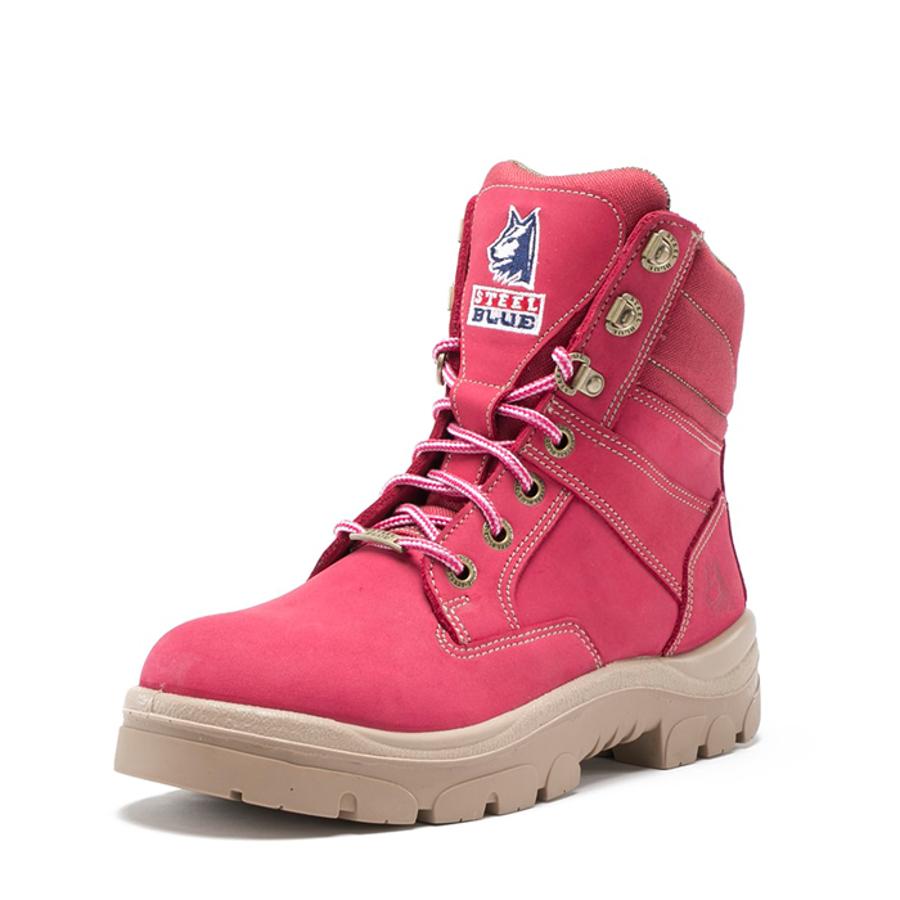 Steel Blue 512761 Ladies Southern Cross Zip Boot - Pink - Lod Workwear