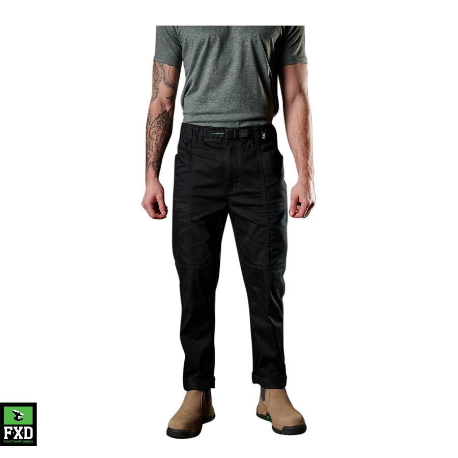 Fxd Wp-6 Stretch Elastic Waist Work Pants (fx02206018) - Black - Lod 