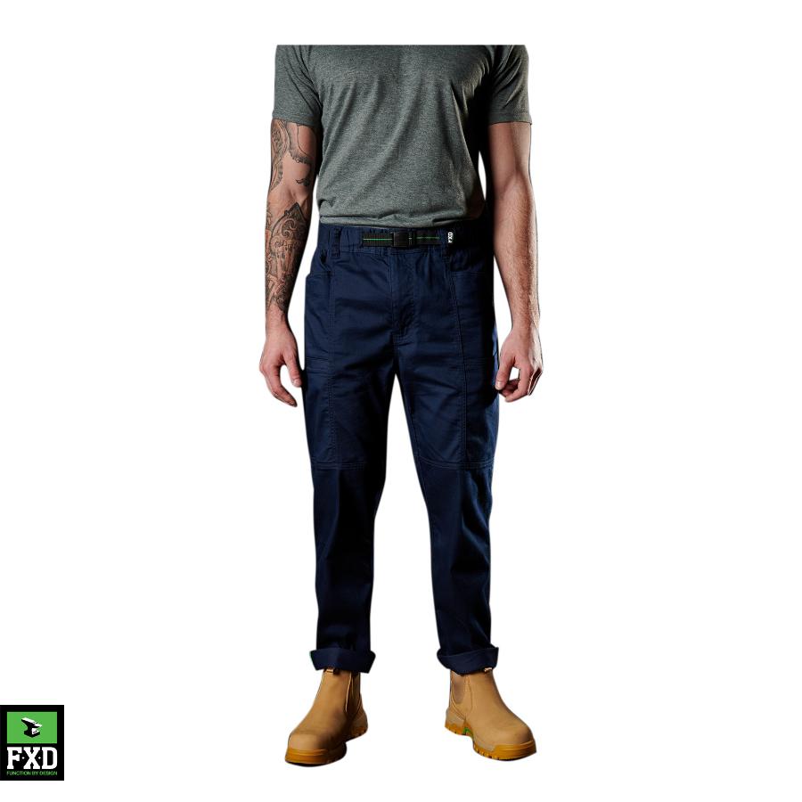 FXD WP-6 Stretch Elastic Waist Work Pants (FX02206018) - Black - LOD  Workwear