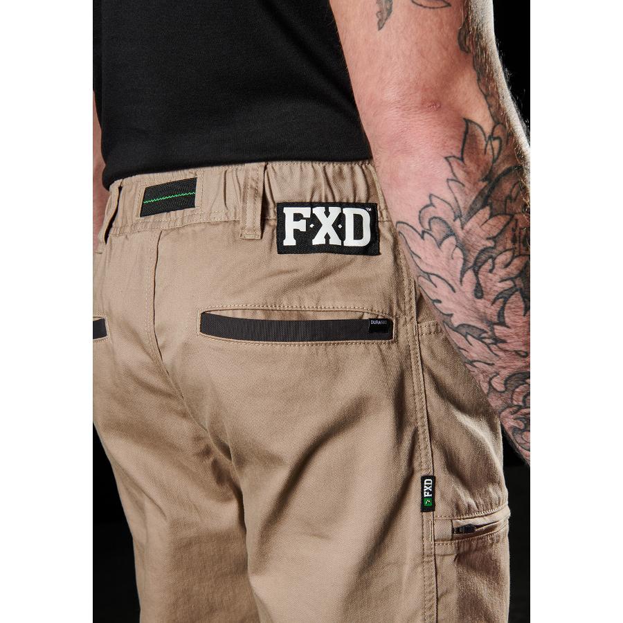 FXD WP-6 Stretch Elastic Waist Work Pants (FX02206018) - Khaki - LOD  Workwear