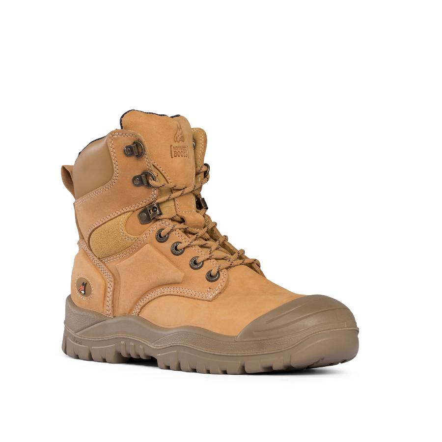 Mongrel Boots 550050 High Leg Lace Up Boot with Scuff Cap - Wheat - LOD ...