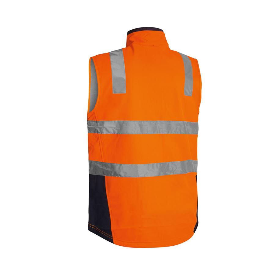 Bisley BV0348T Taped Hi Vis Soft Shell Vest - LOD Workwear