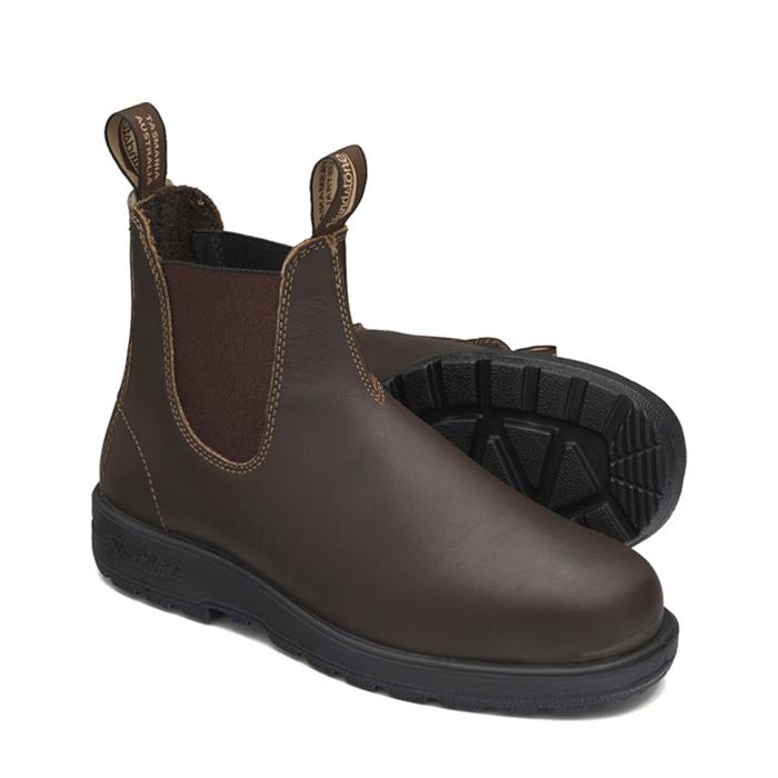 Blundstone 200 Unsiex Elastic Sided Work Boots Chestnut Brown