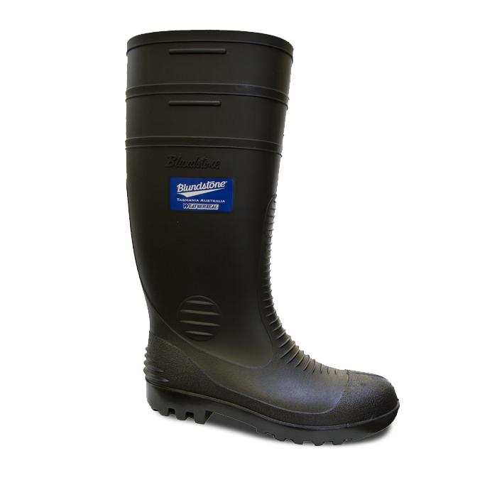 Blundstone 001 PVC Nitrile Unisex Work Gumboots Black LOD