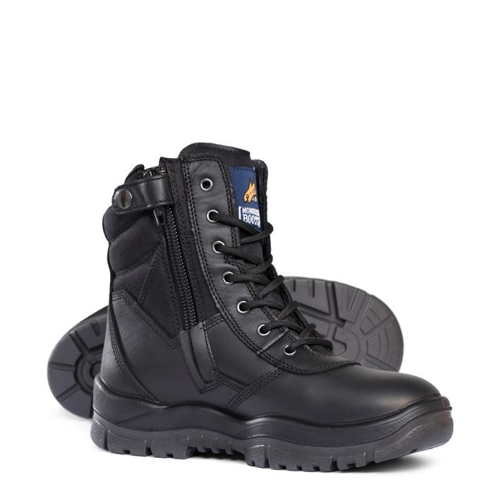 Mongrel Boots 251020 High Leg Zipsider - Black - LOD Workwear