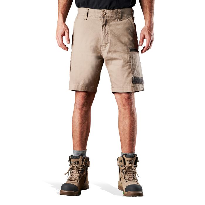 FXD WS-3 Stretch Canvas Work Shorts (FX01616006) - Khaki - LOD Workwear