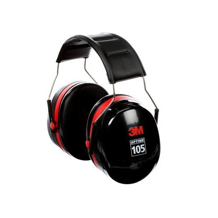 3M Peltor H10A/H540A Earmuff - Black/Red - LOD Workwear