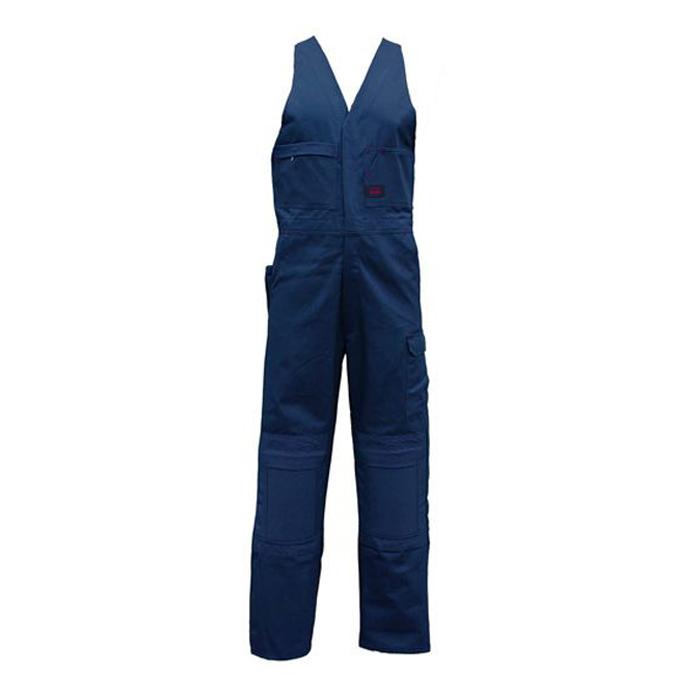 Eezneez Cotton Drill Action Back Overalls. Navy. Size 92R LOD Workwear
