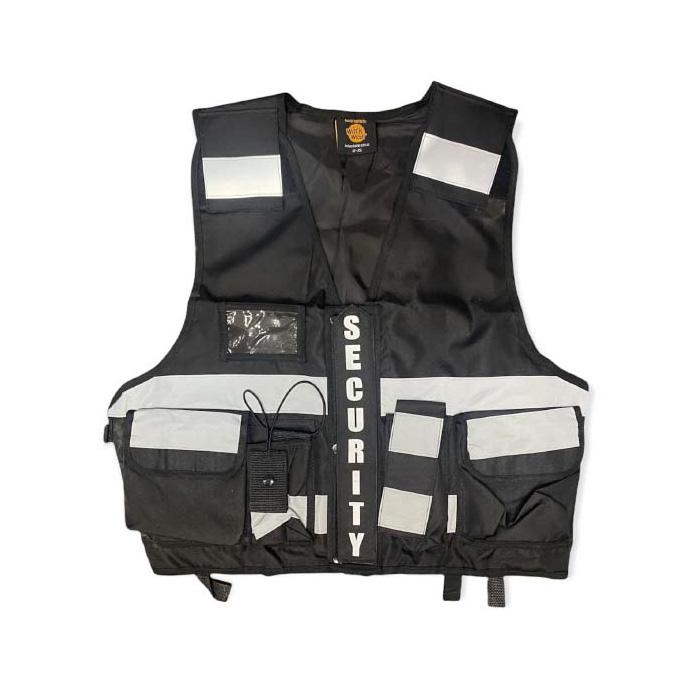 Custom Made Tactical Security Vest - Black - LOD Workwear