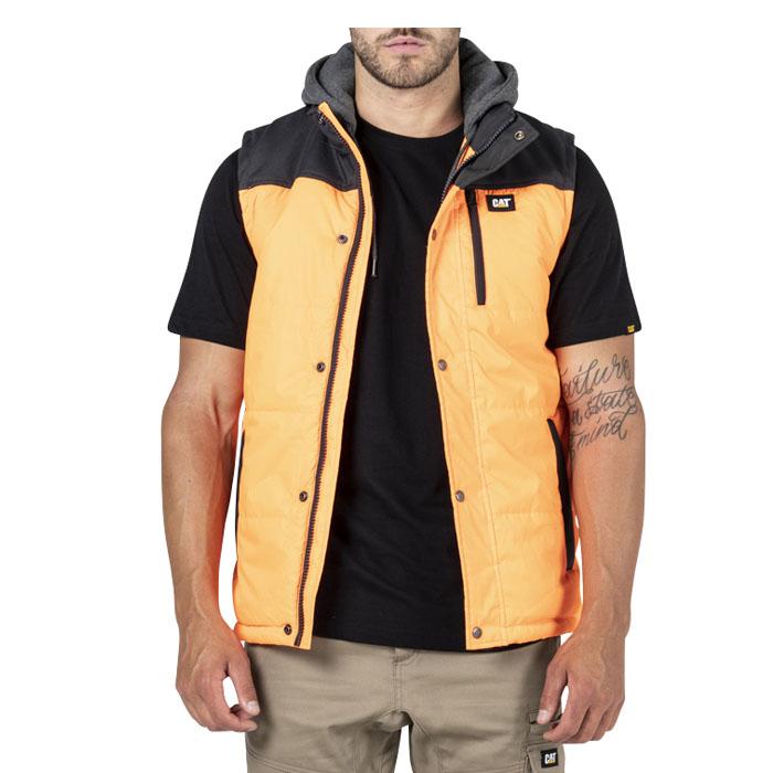 Caterpillar vest clearance hooded